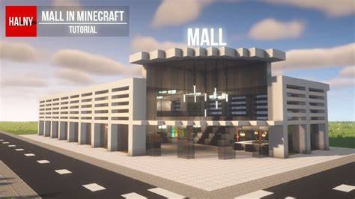 How to make a mall in minecraft